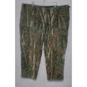 Vintage Prestige Apparel Rebark Camo Hunting Pants Jungle Fatigue Mens 3XL 48x30